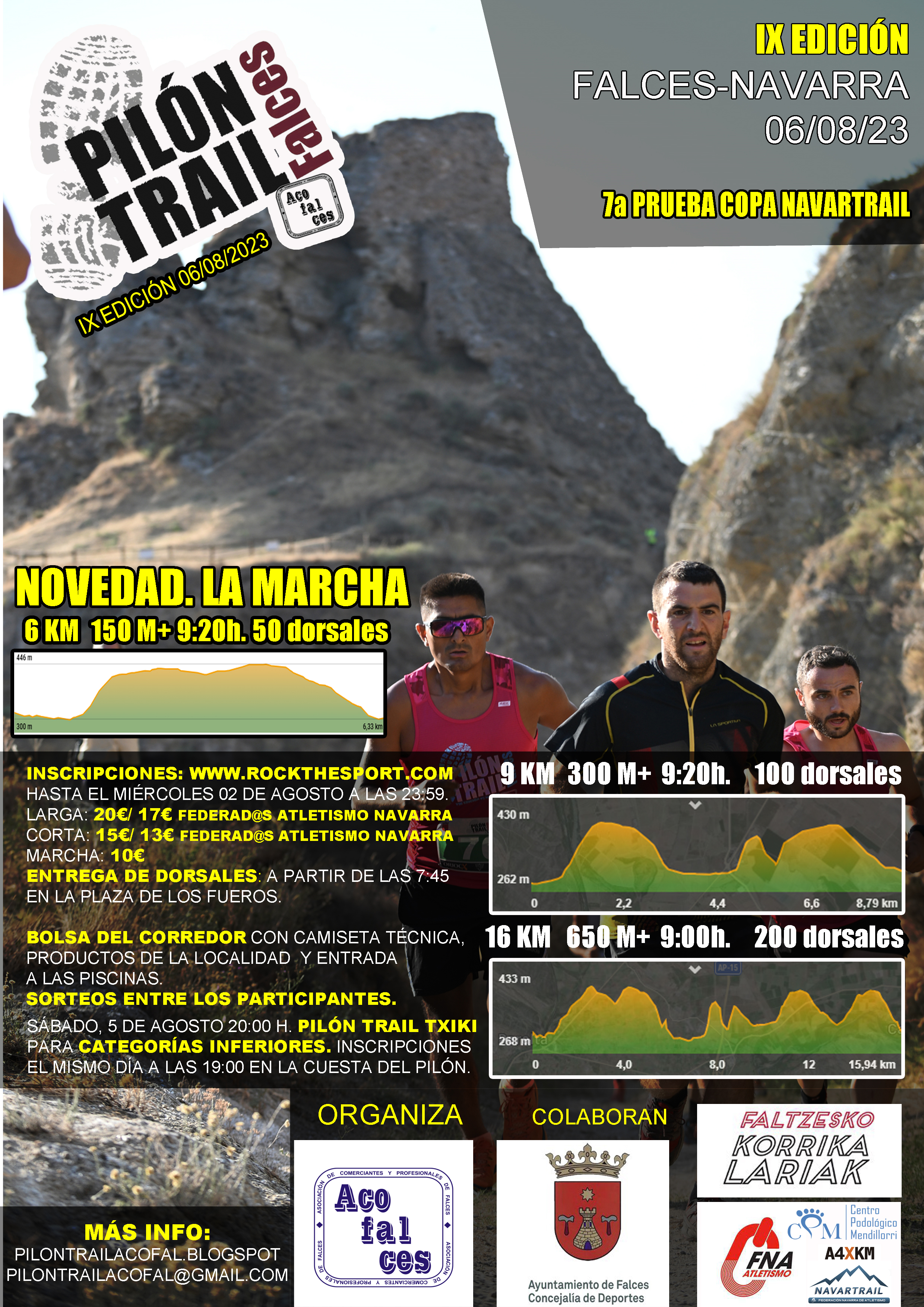 Pil&oacute;n Trail Acofalces (COPA NAVARTRAIL)